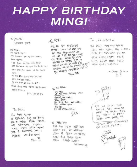 mingi birthday messages